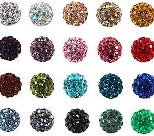 100 pièces de perles shambhala de 10 mm, boule disco pavée de couleurs aléatoires, breloques rondes en argile polymère, perles de cristal pour la fabrication de bijoux shambhala. Découvrez Diaytar, la marketplace sénégalaise qui révolutionne vos achats en ligne