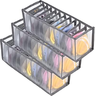 Boîtes de rangement pour soutiens-gorge et sous-vêtements séparateur de tiroir en nylon
