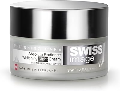 Crème de nuit blanchissante swissmag, 50 ml | exfolie la peau en douceur