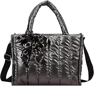 Sac bandoulière pour femme en nylon sac à main grande capacité avec fermeture