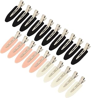 Pinces à cheveux sans courbure, 20 pièces de pinces à cheveux bouclés, pinces