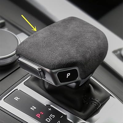 Couvercle de pommeau de levier de vitesse en daim xiwin pour audi a4