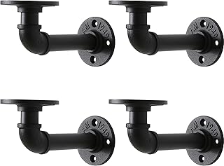 Supports d'étagère de tuyaux industriels pour planche de 8 10 12 14 pouces