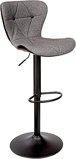 Tabouret de bar réglable mahmayi pour bar à domicile (paquet de 1, gris)