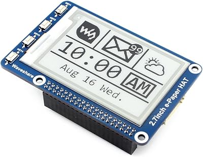 Écran lcd e-ink 27 pouces résolution 264x176 avec contrôleur intégré pour raspberry