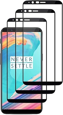 Protecteur d'écran en verre trempé cutoli hd pour oneplus 5t [paquet de 3]