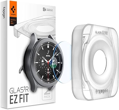 Protecteur d'écran en verre trempé glastr ez fit [paquet de 2] conçu