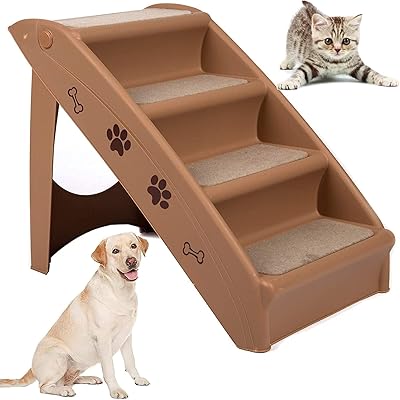 Escalier pliable dalmaon pour animaux de compagnie conception durable pour une utilisation intérieure