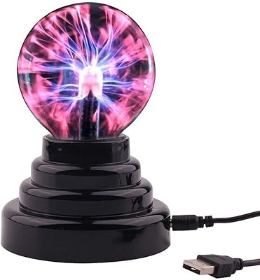 Lampe boule plasma usb tactile en verre veilleuses pour enfants cadeau d'anniversaire du