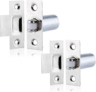 Poignée pivotante réglable xfort®, loquet de porte à rouleau en chrome poli, serrure