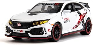 Wakacak 1/32 voiture moulée sous pression honda civic type r voiture jouet