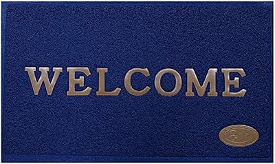 Cooper industries kubmart005154 paillasson antidérapant en pvc, bleu, 58 x 38 cm