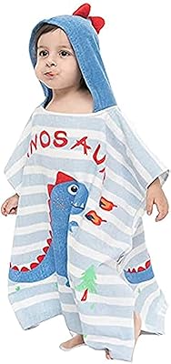 Serviette de plage en coton à capuche pour enfants castowave pour le bain/piscine/plage, serviette de plage en coton à motif animal de dessin animé pour bébés et enfants (dinosaure). Diaytar : Des promotions exceptionnelles toute l'année pour tous les Sénégalais