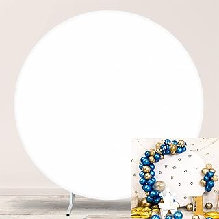 Jdit ngb 65 pieds en polyester pur couverture de fond de cercle blanc