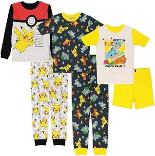 Ensemble pyjama en coton coupe slim pour garçon (lot de 8)