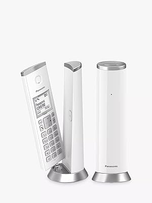 Téléphone sans fil panasonic kx-tgk222 avec répondeur (fonction mains libres, faible rayonnement)