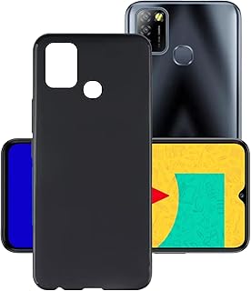 Coque de protection arrière en silicone mat souple pour infinix hot 10