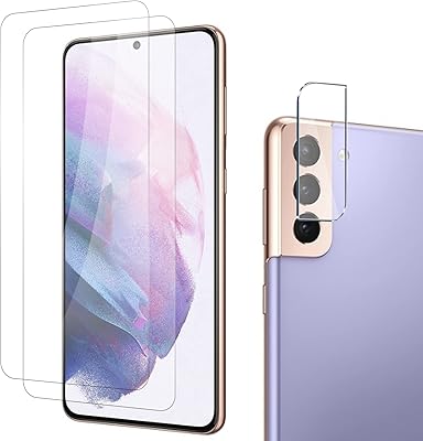 Protecteur d'écran easy lives pour samsung s21 plus, verre trempé pour protection uv