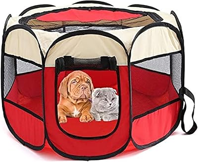 Maison pliable pour chien, tente portable pour chien, lit pour chiens et chats, cage pour animaux de compagnie, clôture, maison pour animaux de compagnie, voyage en plein air, animal de compagnie. Diaytar : Qualité professionnelle, prix grand public