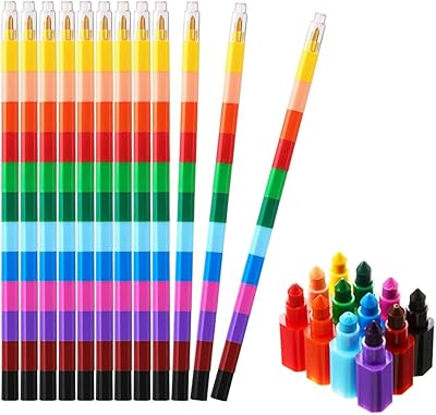Marqueurs colorés empilables gzs pour le bureau l'école le dessin d'enfants les devoirs