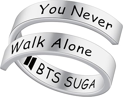 Aretis kpop bts ring you never walk alone and love yourself jimin jin