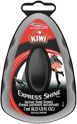 Éponge de cirage à chaussures kiwi express | entretien du cuir pour chaussures