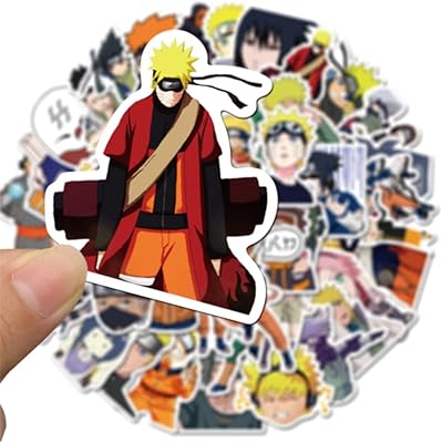 Ensemble d'autocollants anime under naruto pour enfants et adultes, autocollants imperméables et colorés