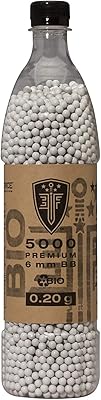Munitions premium biodégradables elite force airsoft pps 6 mm, 0,20 gr, 5000 unités