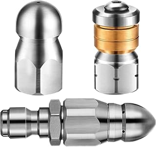 Buse à jet sanitaire pour nettoyeurs haute pression buse durable en acier