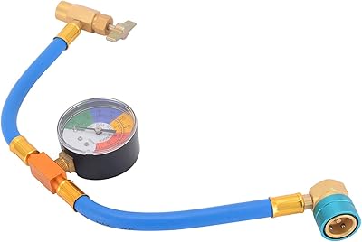Tuyau de charge r1234yf avec kits de jauge, adaptateur r-1234yf 1/2 acme lh