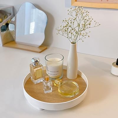 Plateau décoratif de salle de bain moderne en nylon, plateau organisateur de décoration
