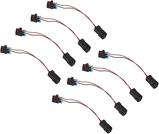Connecteur d'injecteur de carburant, kit de faisceau de câblage d'injecteur durable 8 pièces