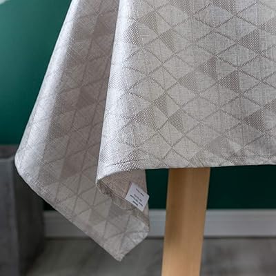 Glory season housse de table décorative en vinyle durable, résistante à l'eau et à l'huile, tissu jacquard résistant aux taches, rectangulaire 52 x 70, 230 g/m2, vinyle non enduit robuste pour dessus de table de cuisine. Le meilleur rapport qualité-prix du web sénégalais sur Diaytar