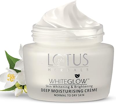 Crème hydratante profonde lotus white glow spf 20, 60 g