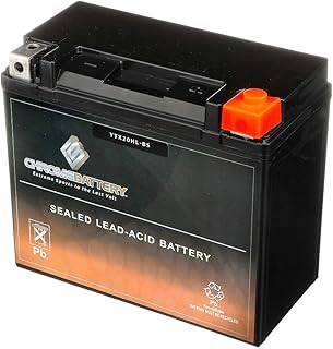 Batterie de remplacement chromée sans entretien ytx20hl-bs pour vtt, moto, motomarine, motoneige, utv : 12 v, 1,8 a, 18,9 a,. Diaytar : Votre destination shopping préférée au Sénégal
