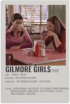 Affiche murale vintage sur toile annipolis gilmore girls décoration de chambre des années