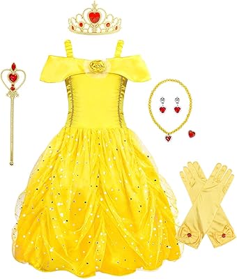 Wonderbabe princesse belle déguisement pour filles halloween cosplay costume enfants anniversaire noël vacances