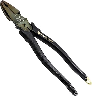 Pince à effet de levier élevé fujiya 3000n-225bg (noir doré avec anse), 8,9"