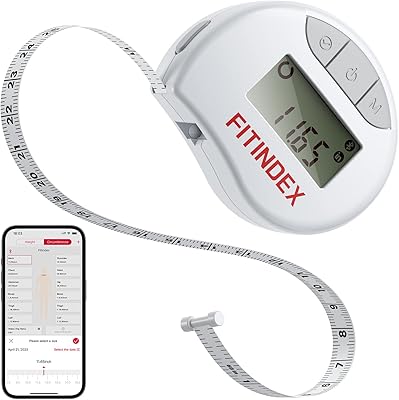 Mètre ruban intelligent mesure du corps numérique bluetooth vitendex à coutures douces