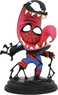 Diamond select toys ! statue marvel venom et spider-man, multicolore, 5 pouces
