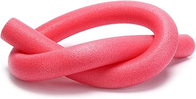 Nouilles de piscine bâton de natation couleur unie flexible epe forte aide à