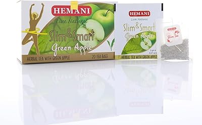 Service à thé slim & smart avec pomme verte, 20 sachets
