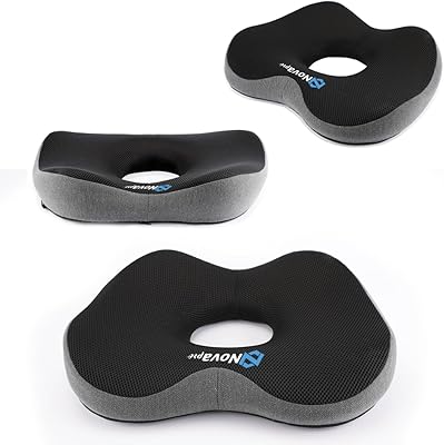 Coussin de siège nova pro donut pour chaise de bureau mousse