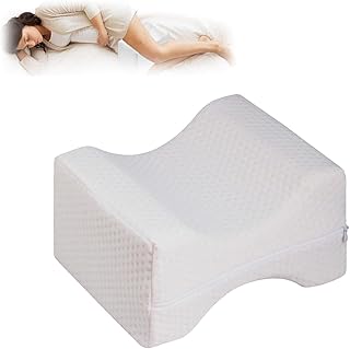 Oreiller de genou en glucose pour dormeurs latéraux, oreiller orthopédique en mousse à