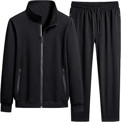 Survêtement décontracté anna garden pour hommes, veste deux pièces confortable pour hommes