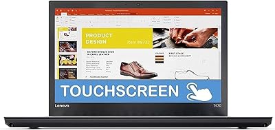 Ordinateur portable lenovo thinkpad t470 avec écran tactile fhd ips de 14 pouces