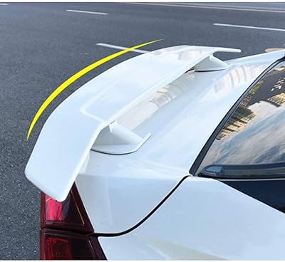 Spoiler arrière de voiture pour honda civic 10e génération 2016-2018 2017, lèvre