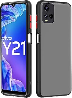Coque de protection arrière mate transparente mazz avec protection antichoc pour appareil photo