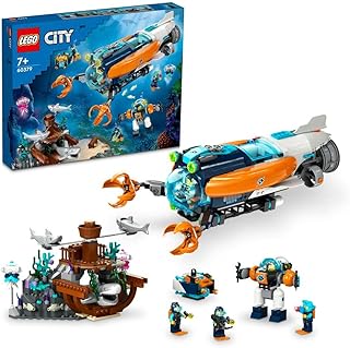 Ensemble de construction lego® city deep sea explorer 60379 (842 pièces)