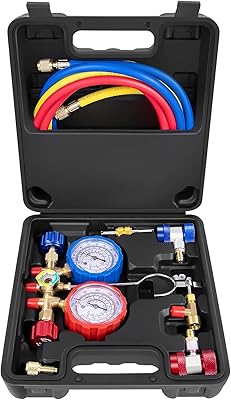 Kit de jauge de collecteur de diagnostic à 3 voies orilo tech, compatible